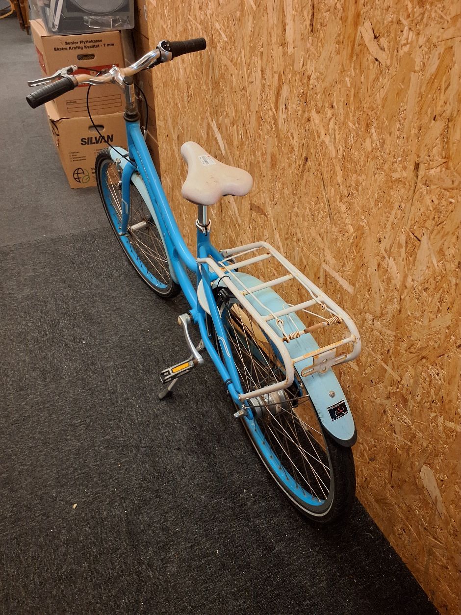 Blå børne cykel 24 tommer
